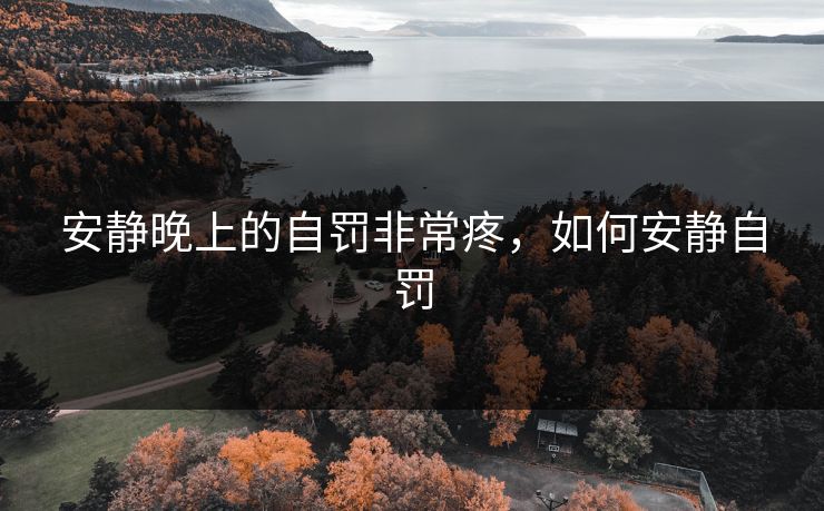 安静晚上的自罚非常疼,如何安静自罚 安静晚上的自罚非常疼,如何安静自罚